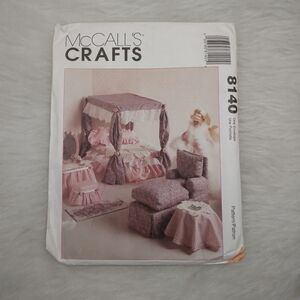 MCCALL'S 8140 Furniture For 11.5 Inch Dolls Such As Barbie Dolls